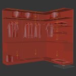 Walk-in Wardrobe beige