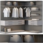 Walk-in Wardrobe beige