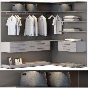 Walk-in Wardrobe beige