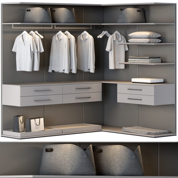Walk-in Wardrobe beige