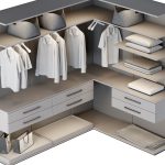 Walk-in Wardrobe beige