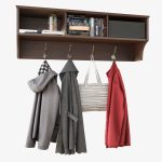 Wall Shelf With Clothes
