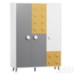 Wardrobe 3 fold Sh3 FUN-BOX