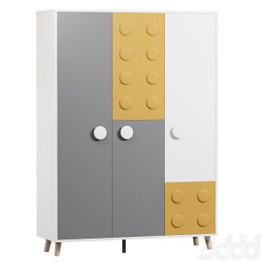 Wardrobe 3 fold Sh3 FUN-BOX
