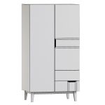 Wardrobe HUH with 2 doors and 2 drawers