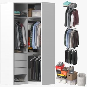 Wardrobe with Clothes 10
