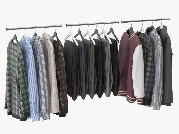 Wardrobe with Clothes 10