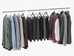 Wardrobe with Clothes 10