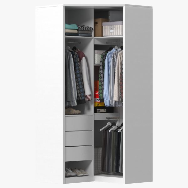 Wardrobe with Clothes 10