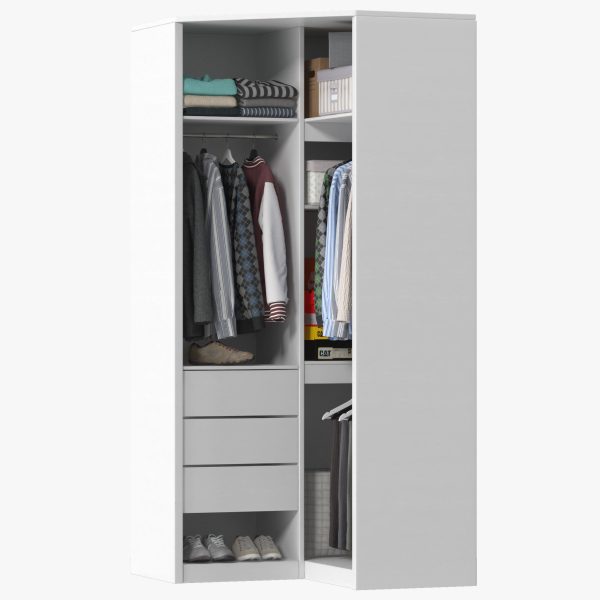 Wardrobe with Clothes 10