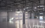 Warehouse empty with windows