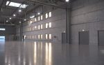 Warehouse empty with windows