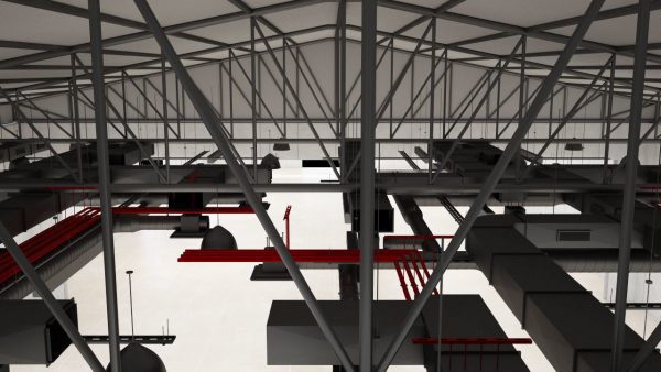 Warehouse empty space