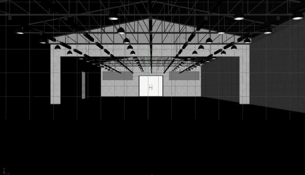 Warehouse empty space
