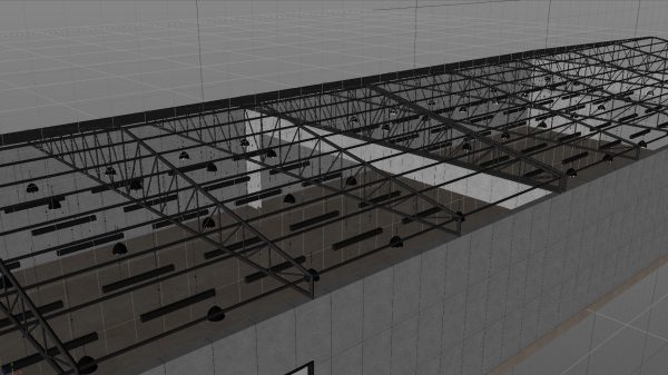 Warehouse empty space