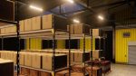 Warehouse with stripes
