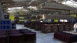 Warehouse with stripes