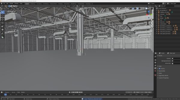Warehouse 6 interior and exterior
