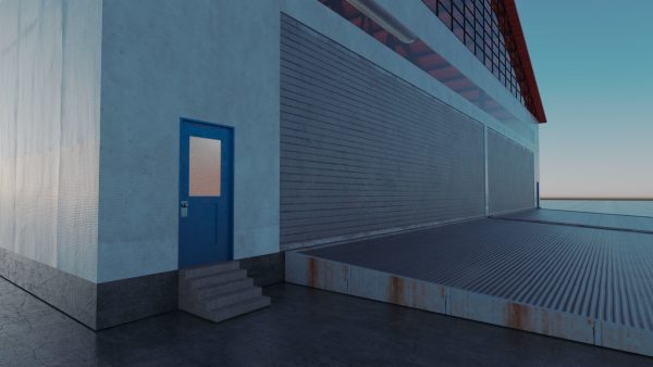 Warehouse Industrial Interior and Exterior