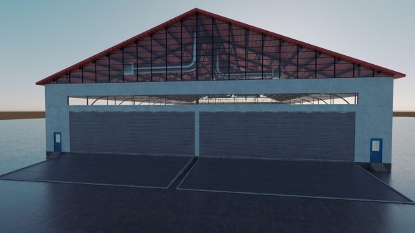 Warehouse Industrial Interior and Exterior