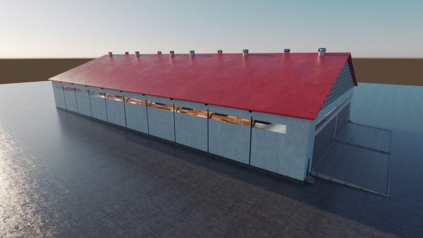 Warehouse Industrial Interior and Exterior