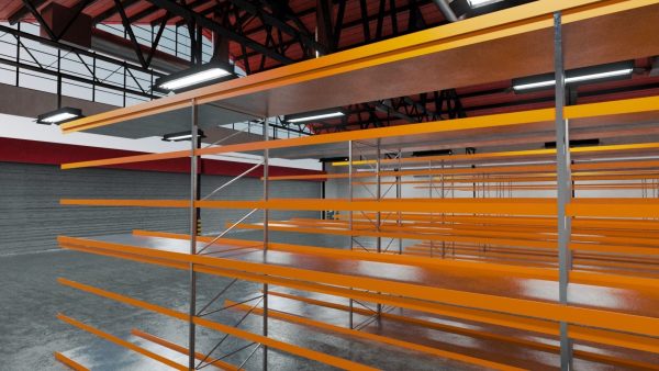 Warehouse Industrial Interior and Exterior