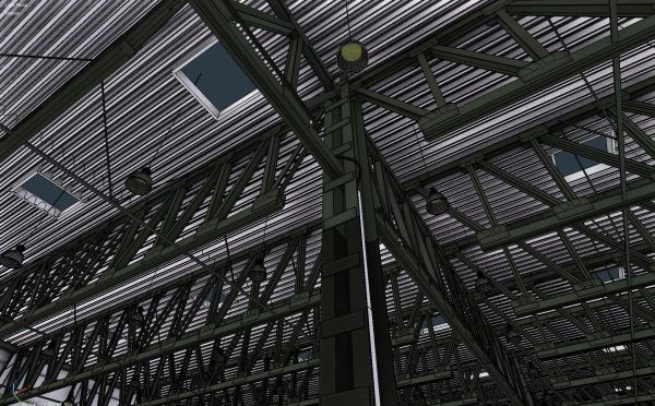 Warehouse Interior 4 - Textured