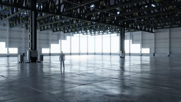 Warehouse Interior 4 - Textured