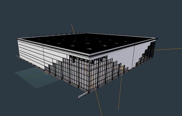 Warehouse Interior 4 - Textured