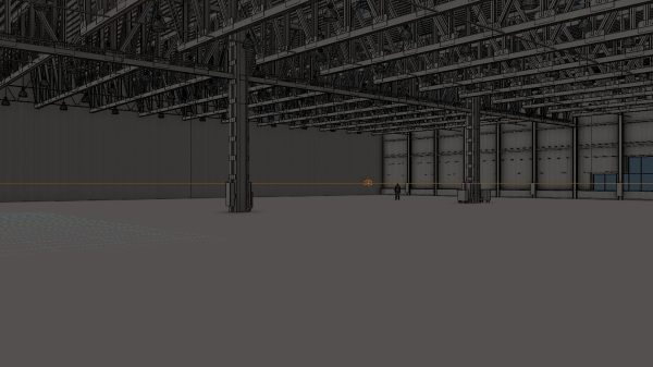 Warehouse Interior 4 - Textured