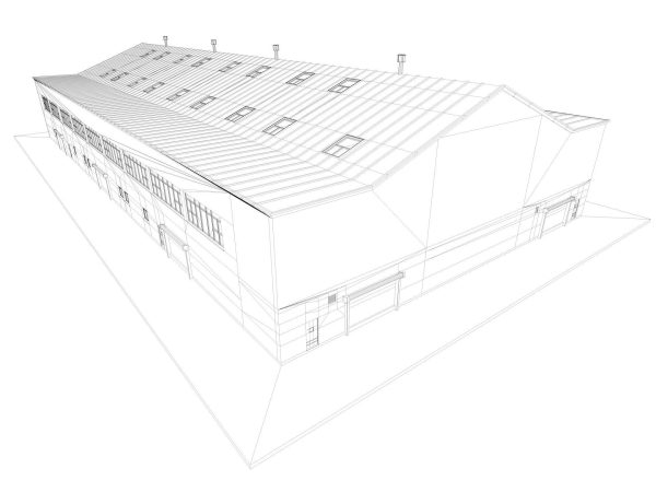 Warehouse interior and exterior 2