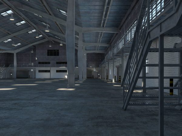 Warehouse interior and exterior 2