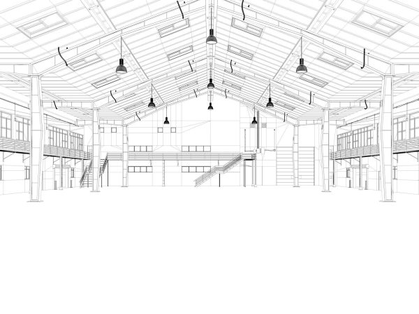Warehouse interior and exterior 2