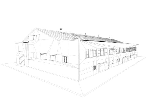 Warehouse interior and exterior 2