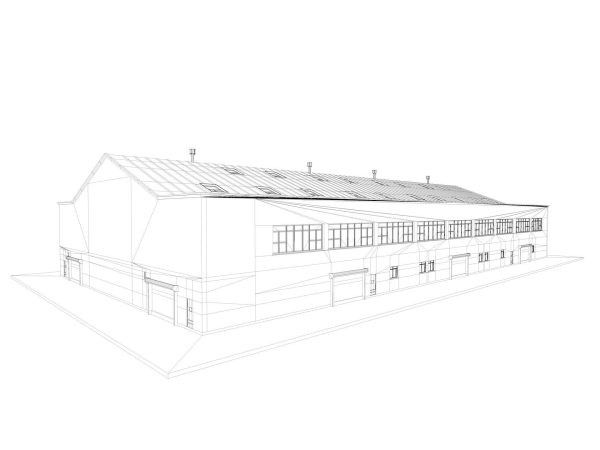 Warehouse interior and exterior 2