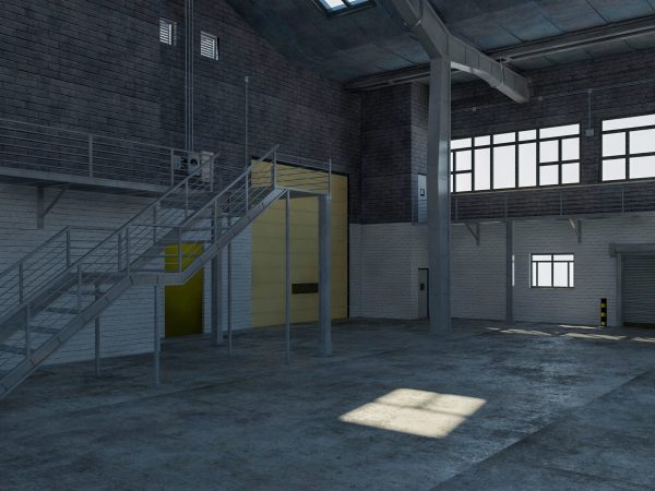 Warehouse interior and exterior 2