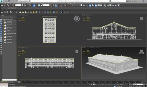 Warehouse interior and exterior 2