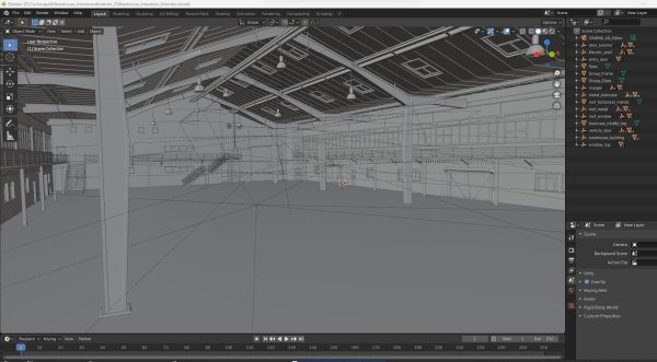Warehouse interior and exterior 2