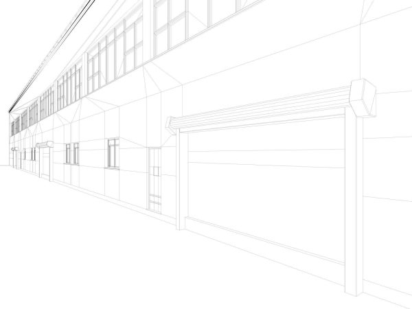 Warehouse interior and exterior 2
