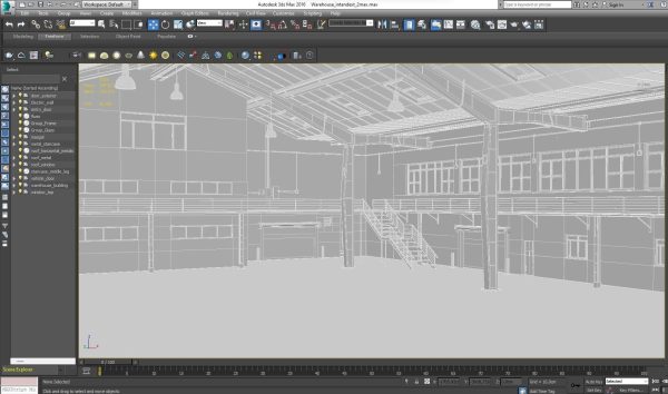Warehouse interior and exterior 2