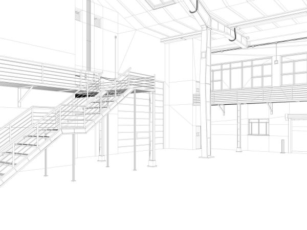 Warehouse interior and exterior 2