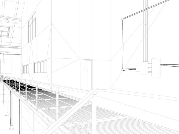 Warehouse interior and exterior 2