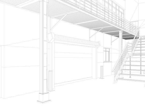 Warehouse interior and exterior 2