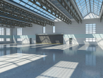 Warehouse interior and exterior
