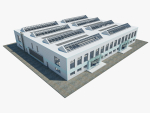 Warehouse interior and exterior