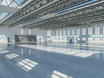 Warehouse interior and exterior