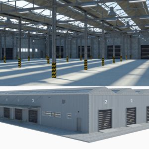 Warehouse Logistic 3 interior and exterior