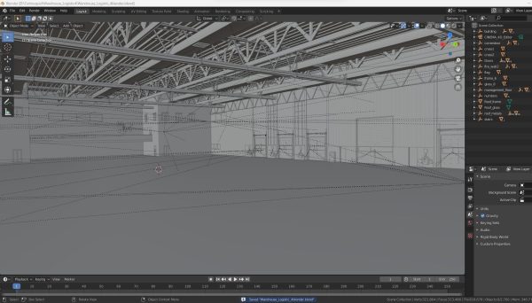 Warehouse Logistic 4 interior and exterior
