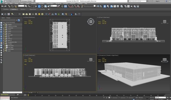 Warehouse Logistic 4 interior and exterior