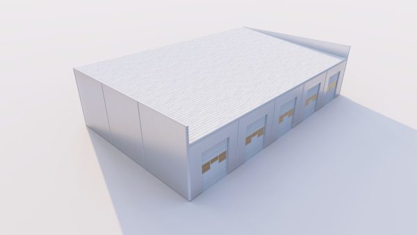 Warehouse model 2 different sizes - archicad skp and more